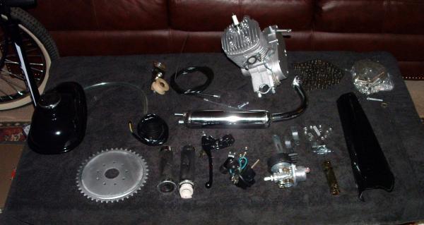 My engine kit which arrived Friday 9.28.12