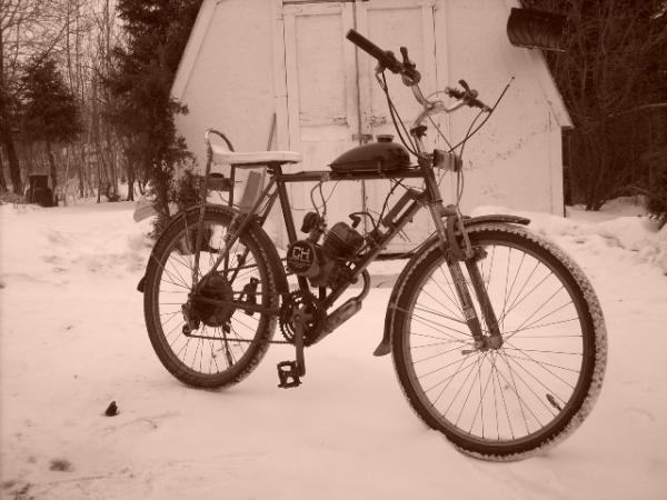 My last ride that was using the same parts of the other bike.  I wiped out and bent the handle bars, and have not repaired it as of yet.
