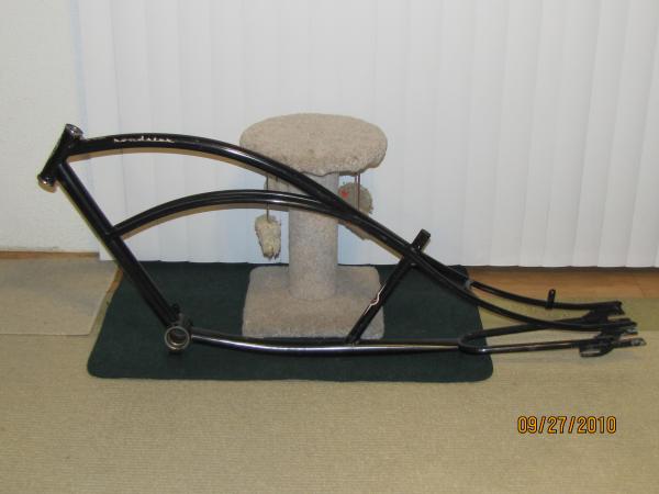 Never mind the cat toy!  Here is the stripped down frame.