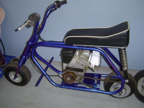 Oddball, flake paint, pinstriping, 5 hp ohv Techumseh