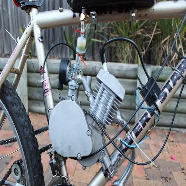 Right Side View of Engine | Motorized Bicycle Engine Kit Forum