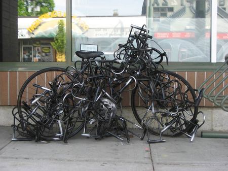 secure bike thumb