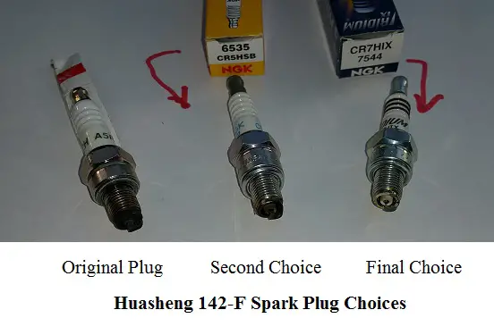 Spark Plug Choices for Huasheng 142 F
https://www.youtube.com/user/JimConHam/videos