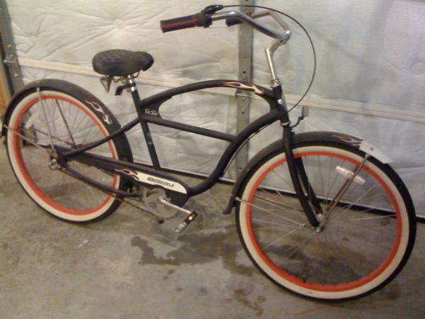 Stock Frame, hopefully it will make a good looking motorized bicycle!