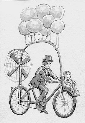 The illustration for the bike which had to be done before I even made the bike.