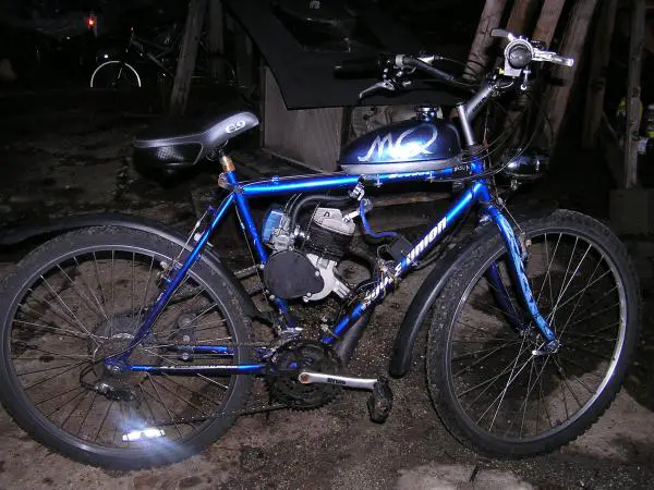 the other side of my bike. MQ stands for MacAlpine Quality.