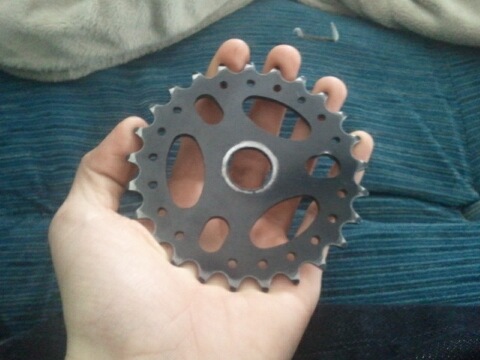 The sprocket I'm hopefully going to use