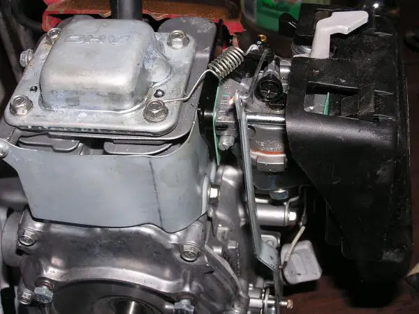 the throttle hookup/