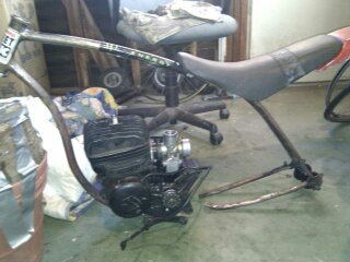 was fixing my dirtbike and had a great idea but that didnt last long