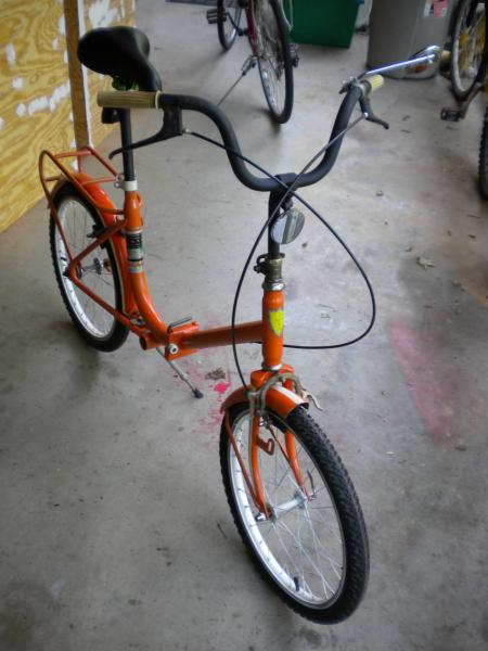 What was supposed to be the restored Hyda Bike...then, I found out that places sell engine kits for bicycles.