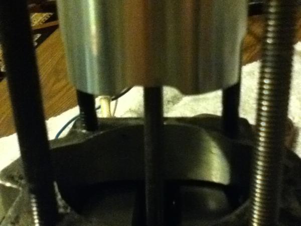 Windowed the piston skirt.