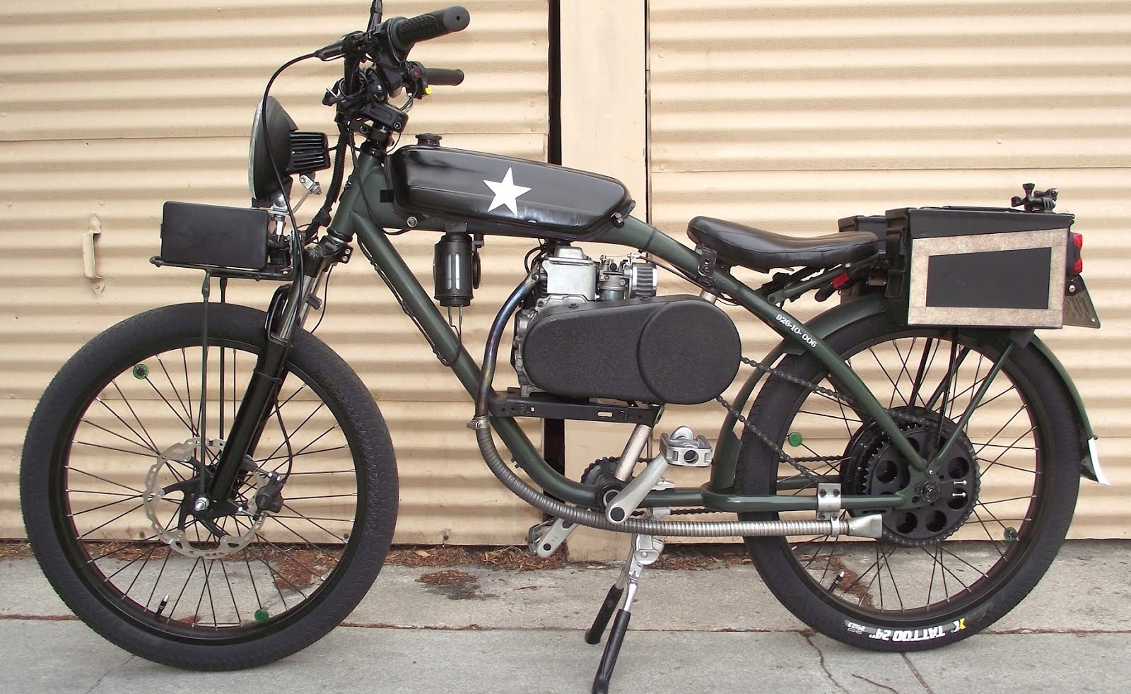 gas electric hybrid bike