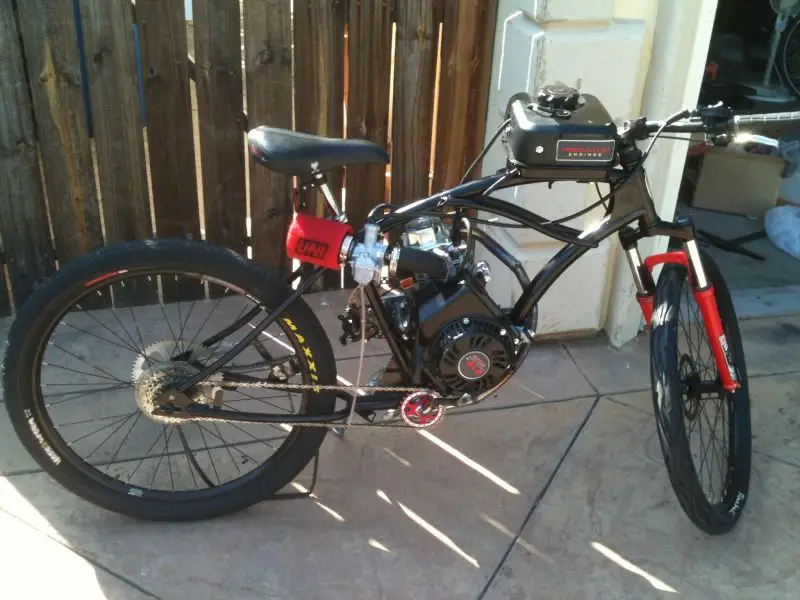 My first race bike build 212cc predator! Motorized