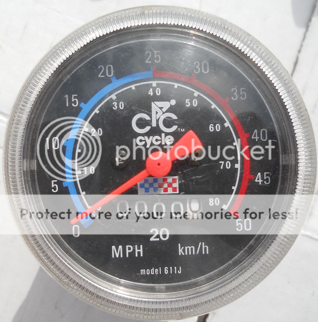 analog bicycle speedometer